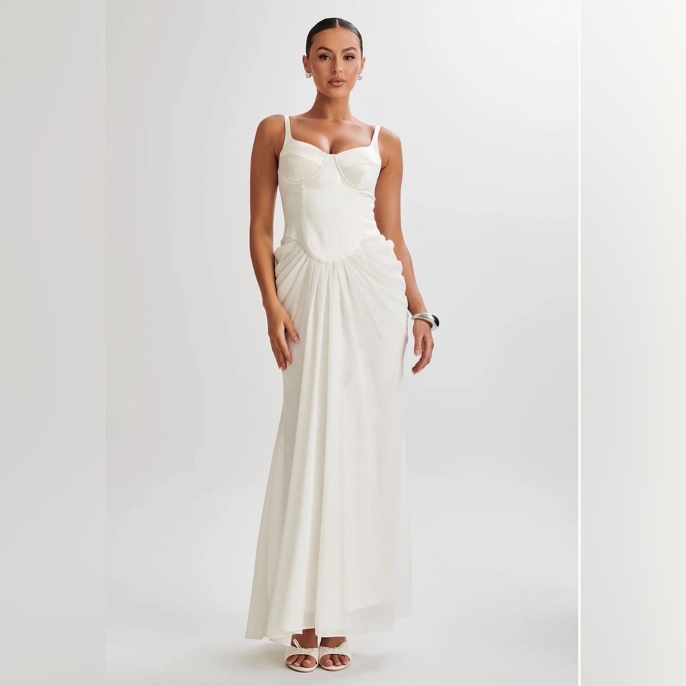Meshki Leila Dress White Bridal | Size: XS